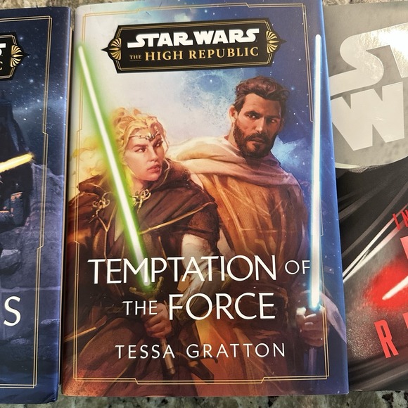 Star Wars Hardcover Book Lot. The Eye Of Darkness Temptation Of The Force Etc - Picture 5 of 6